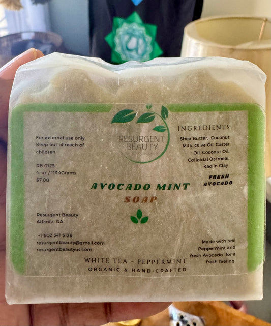 Avocado Mint Soap with Real Avocado