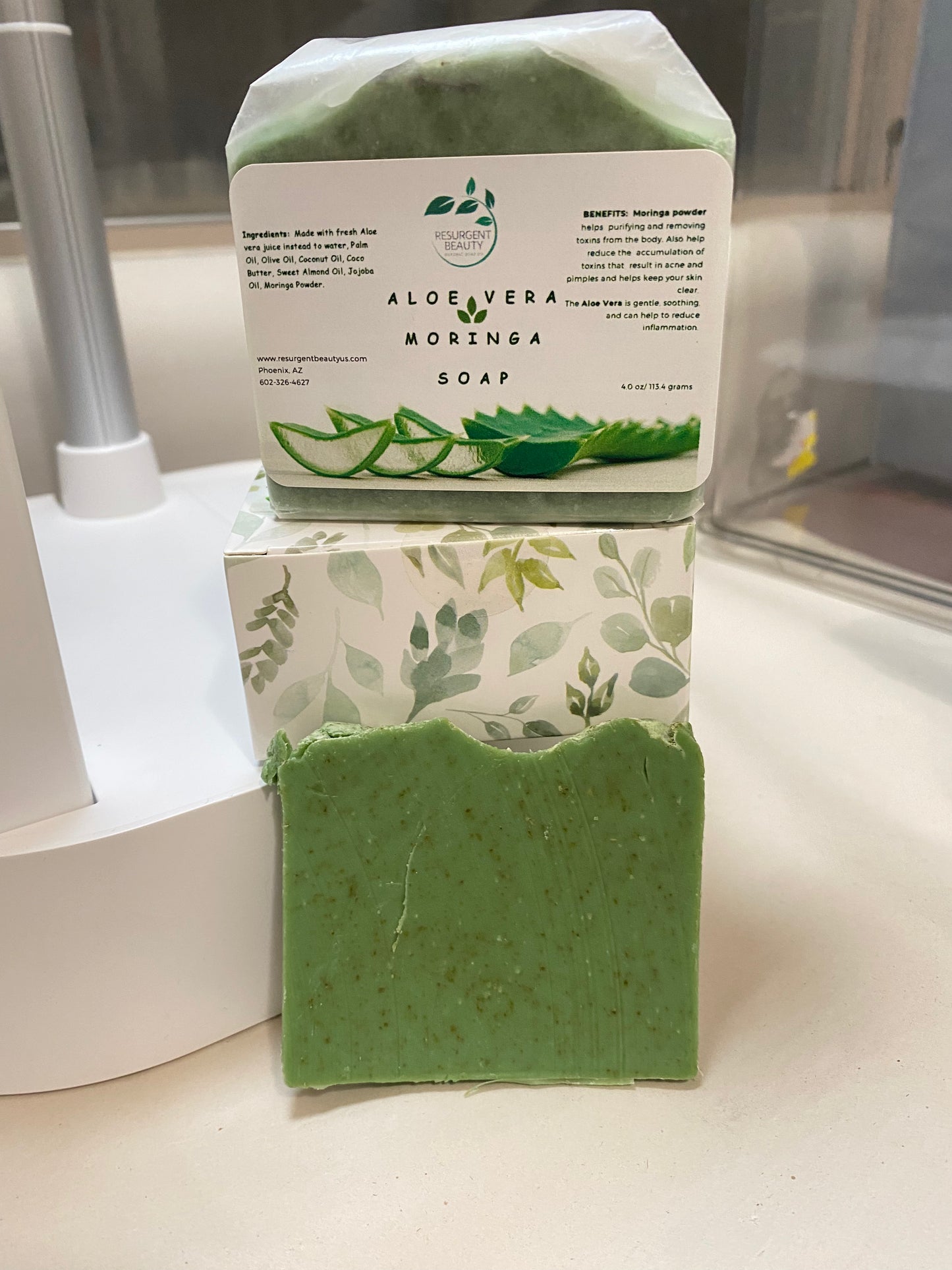 Aloe Vera and Moringa Soap Bar