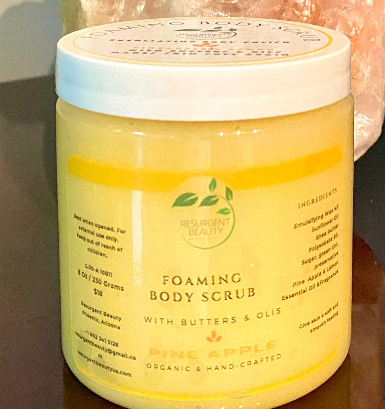 FOAMING BODY SCURB - Lime or PineApple