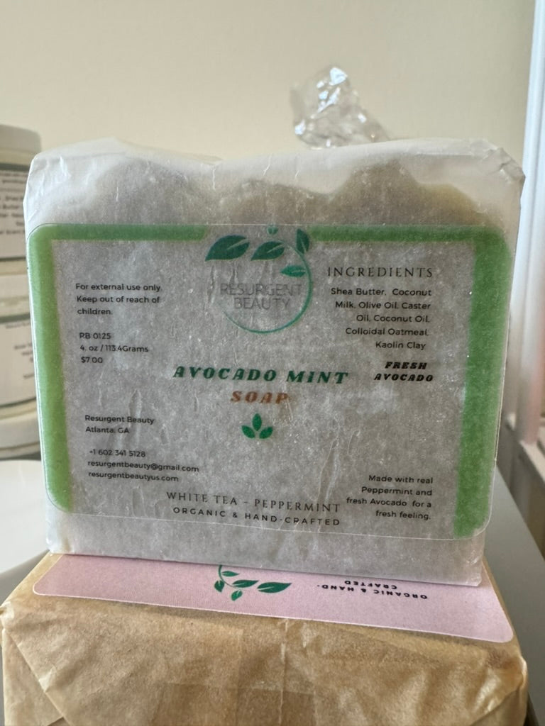 Avocado Mint Soap with Real Avocado