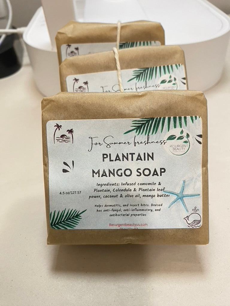 Plantain Mango soap -Therapeutic