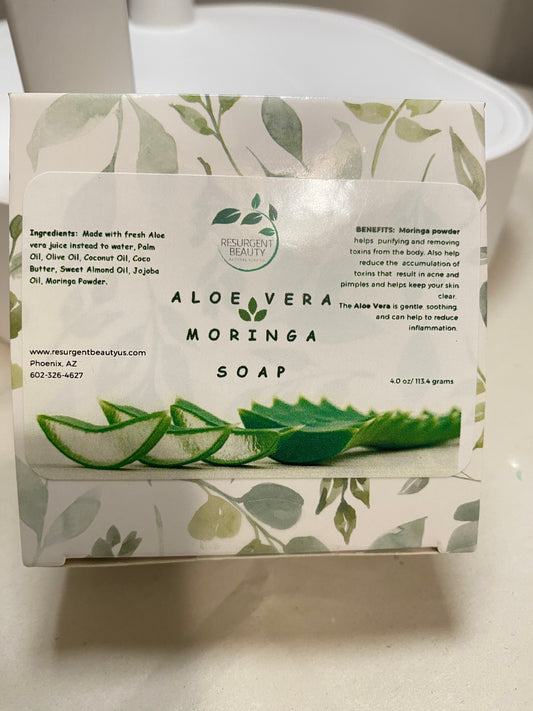 Aloe Vera and Moringa Soap Bar