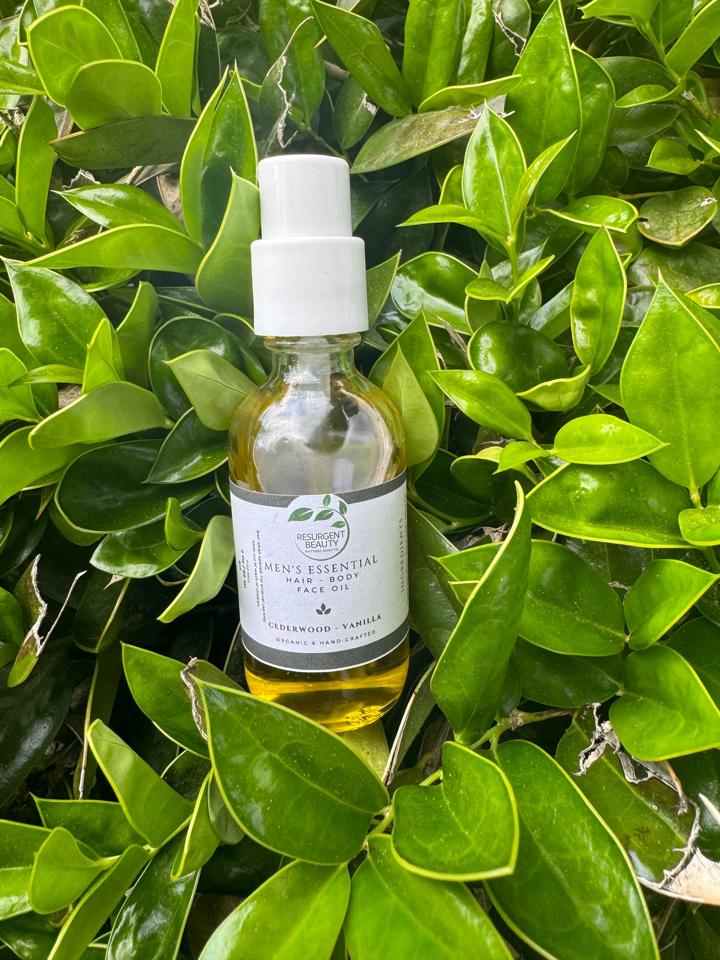 Men's Essential - Hair Body Face Oil- Cedarwood & Vanilla