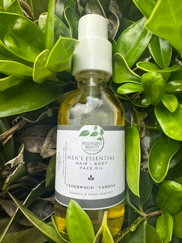 Men's Essential - Hair Body Face Oil- Cedarwood & Vanilla