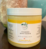 FOAMING BODY SCURB - Lime or PineApple