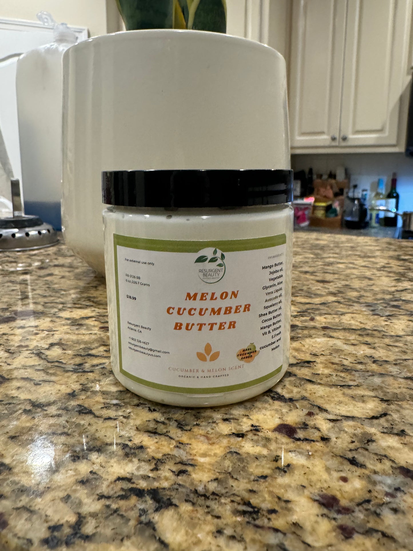 MELON CUCUMBER BUTTER  ( Good for body and face)