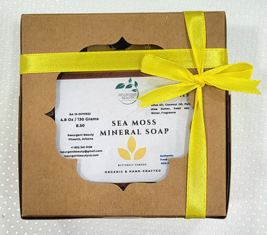 Sea Moss Mineral Soap -Butterfly Garden Scent