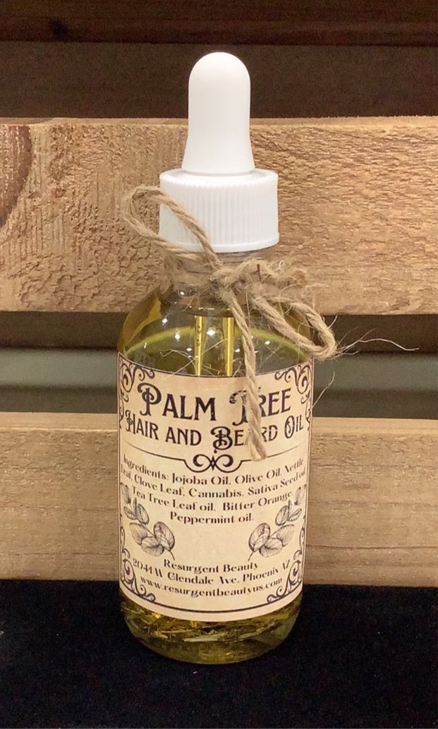 Palm Tree - Beard and Serious Hair Oil