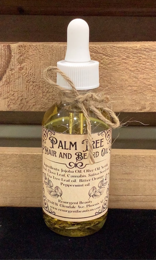 Palm Tree - Beard and Serious Hair Oil