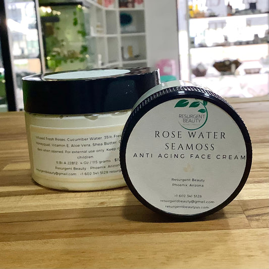 Rose Water Sea Moss Moisturizing Cream
